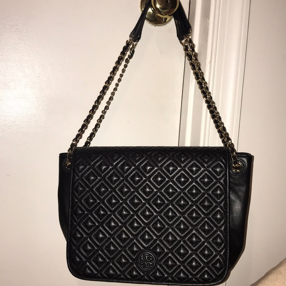TORY BURCH  Marion Quilted Small Flap Shoulder Bag